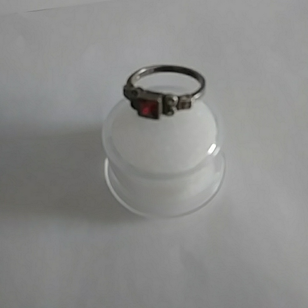 Faux marcasite ring